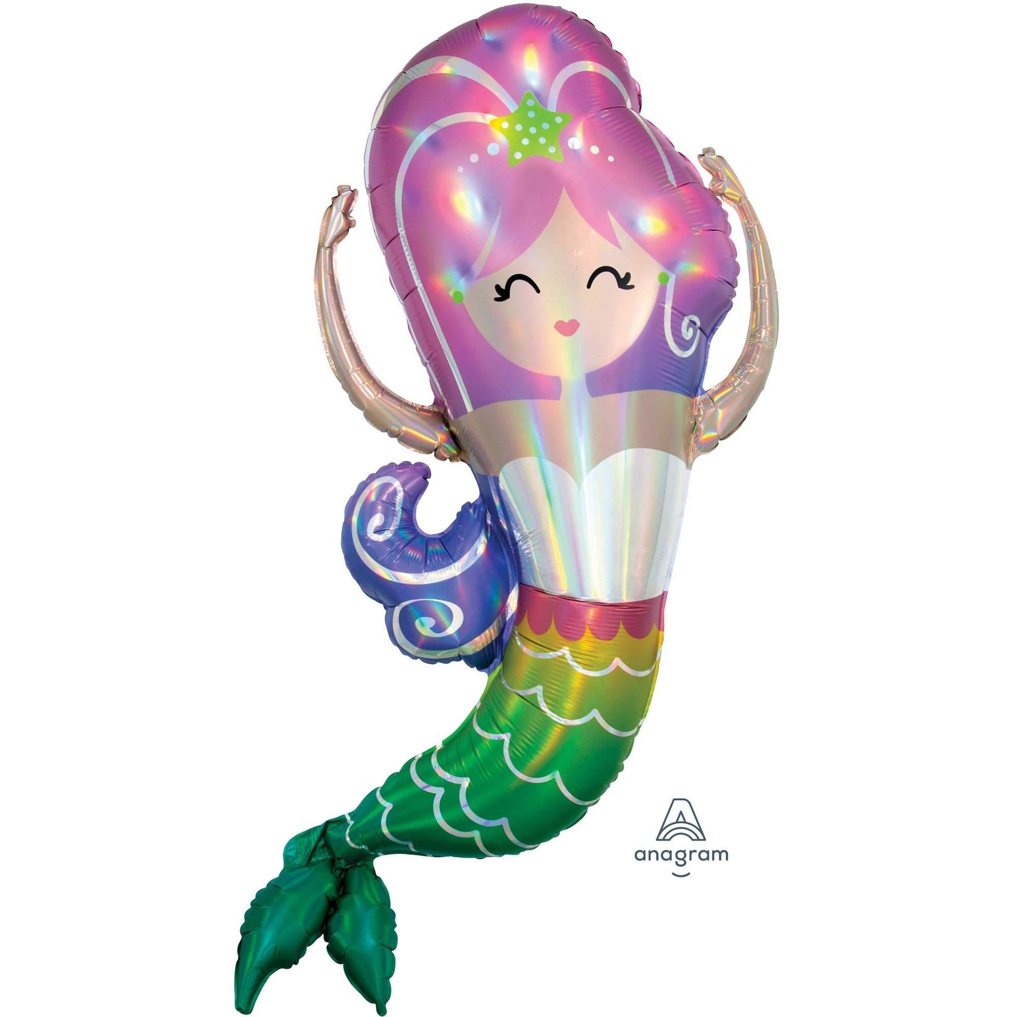 Anagram 41" Iridescent Mermaid